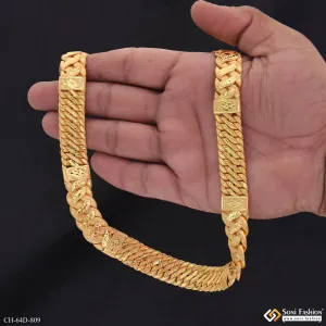 1 Gram Gold Plated Excellent Design Pokal Chain for Men - Style D809