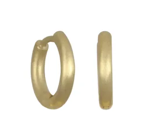 18 Karat Gold Hinged Hoops - Small