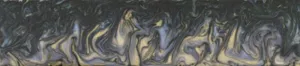 1" x 1 1/2" x 6" Knife Blank (1 pc) Starry Night Acrylester #137