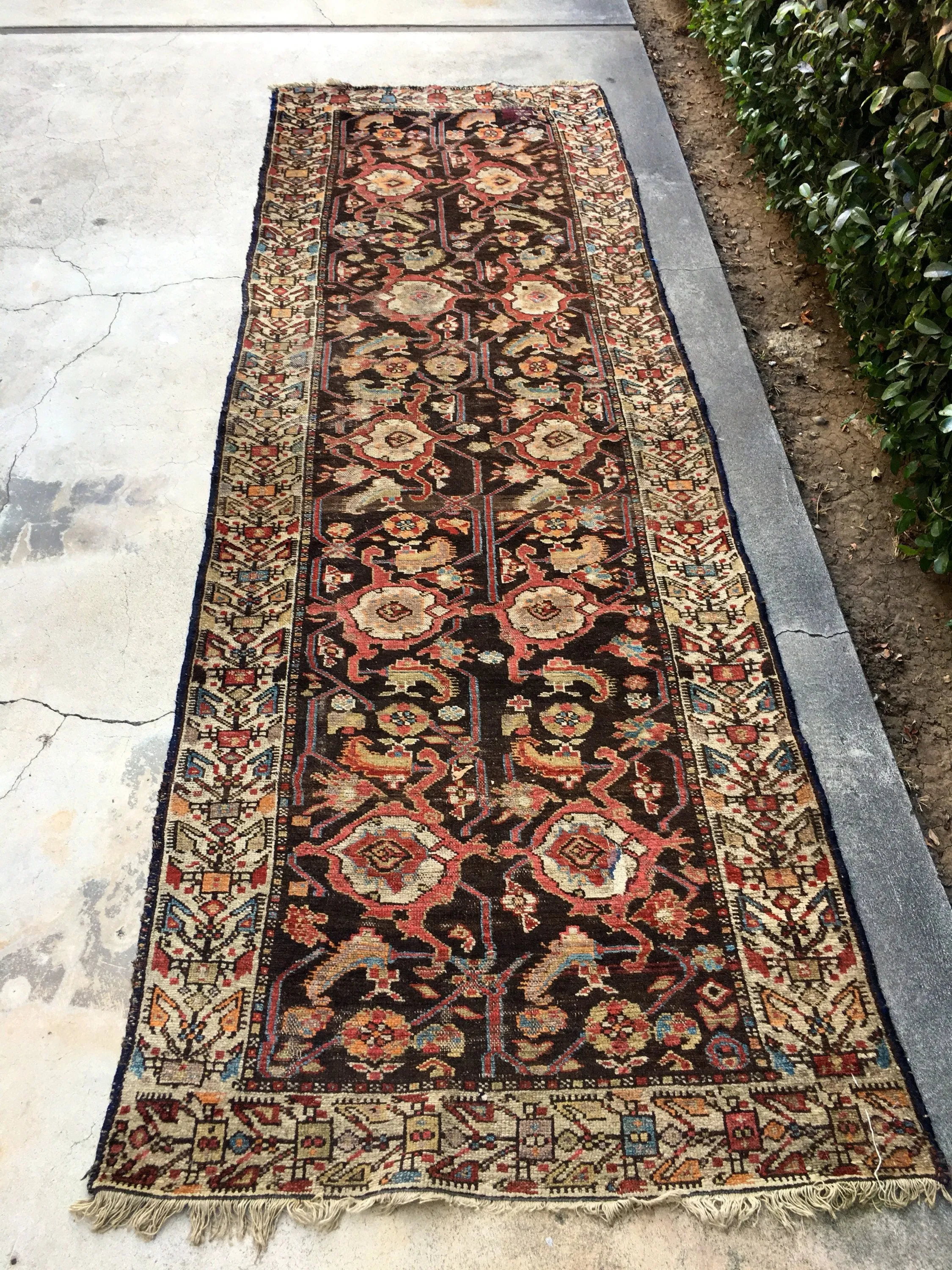 3'2" x 9'2" Antique Bakhtiari Runner