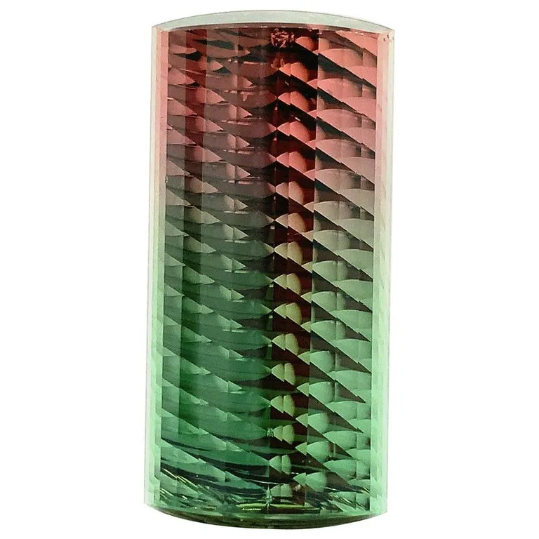 91.81 Carat Designer Cut Bi-Color Watermelon Tourmaline Loose Collector Gemstone