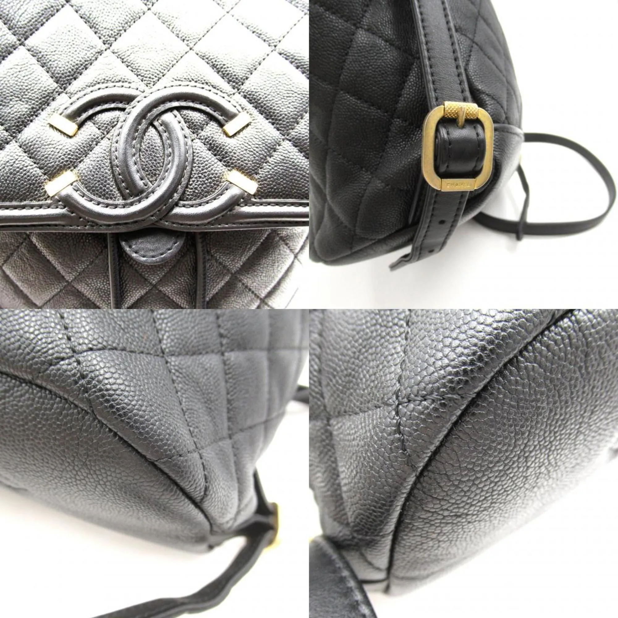CHANEL CC Filigree Backpack