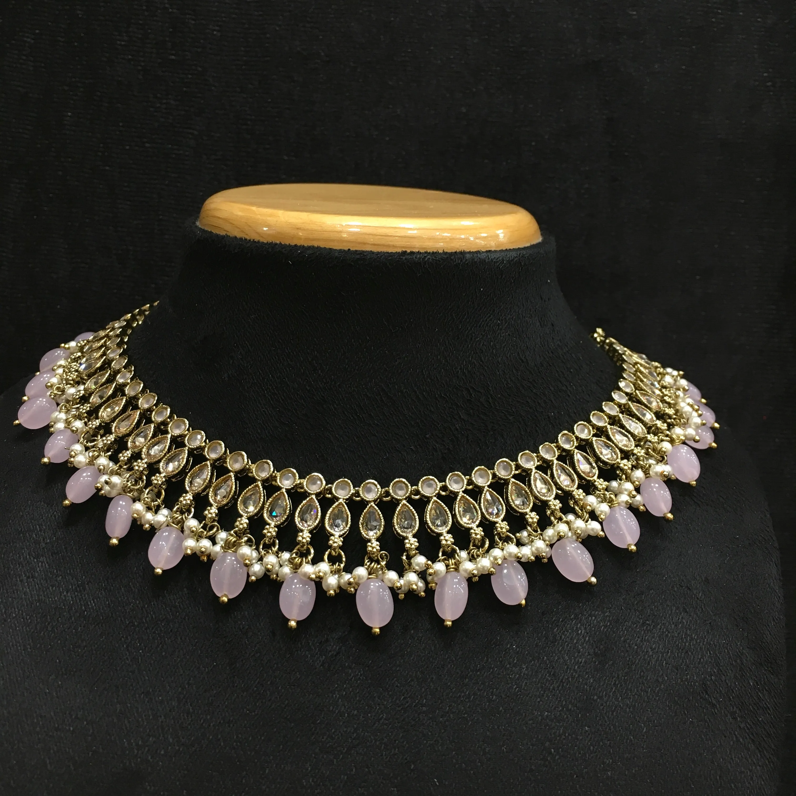 Choker Antique Necklace Set 3684-28
