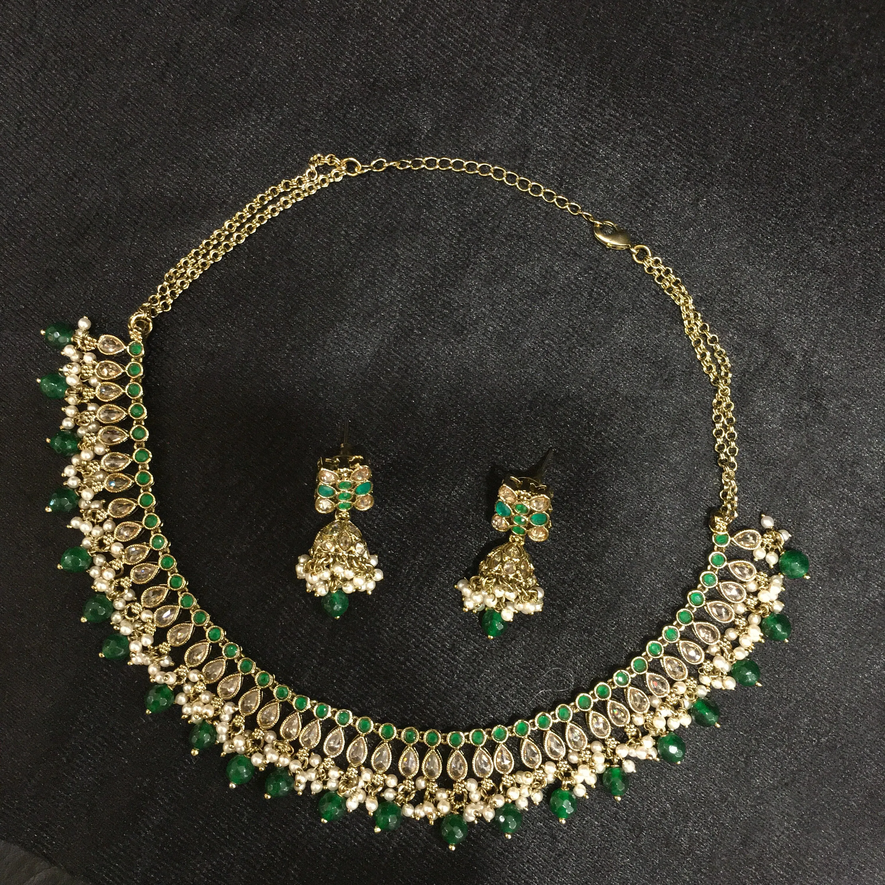 Choker Antique Necklace Set 3684-28