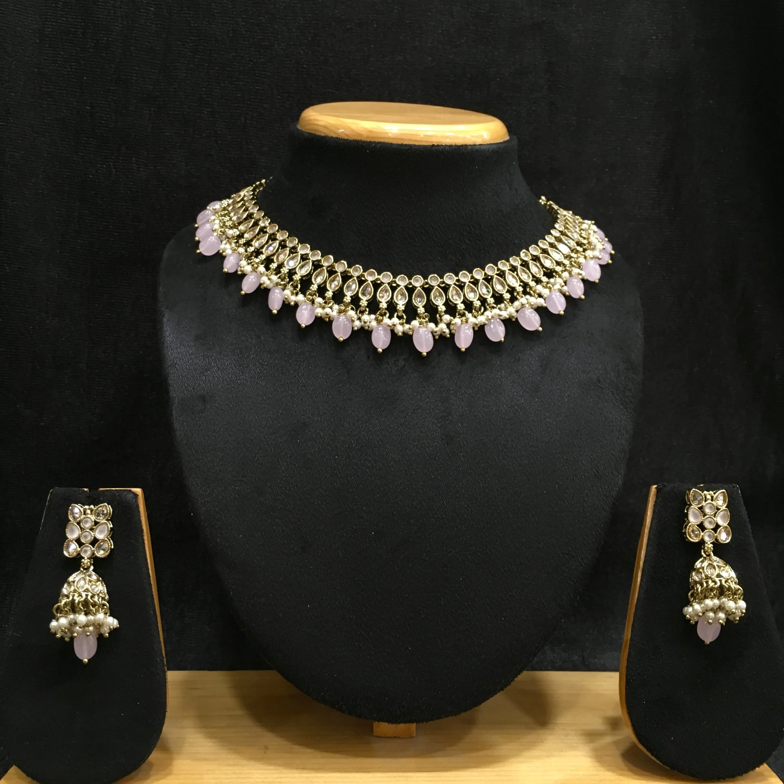 Choker Antique Necklace Set 3684-28