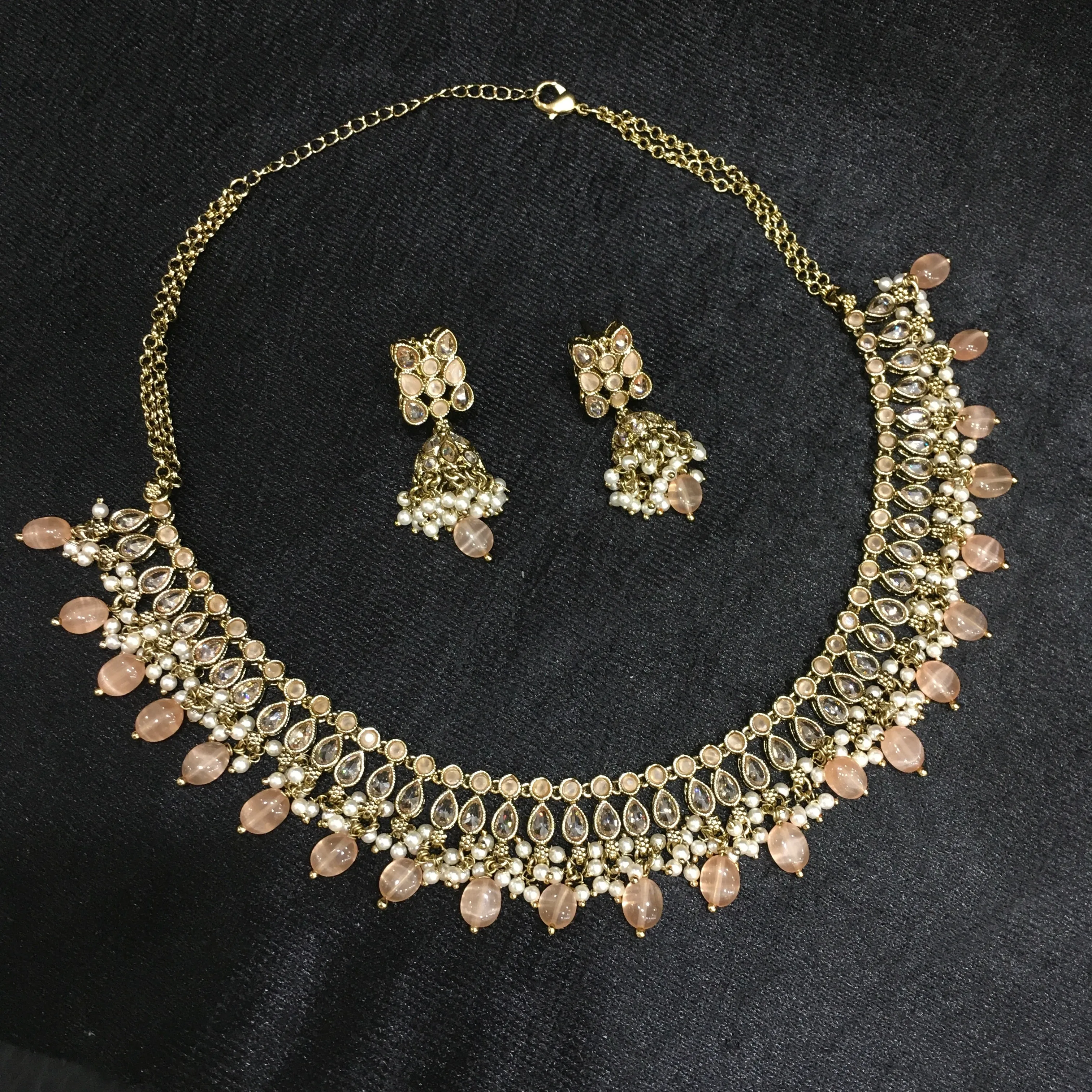 Choker Antique Necklace Set 3684-28