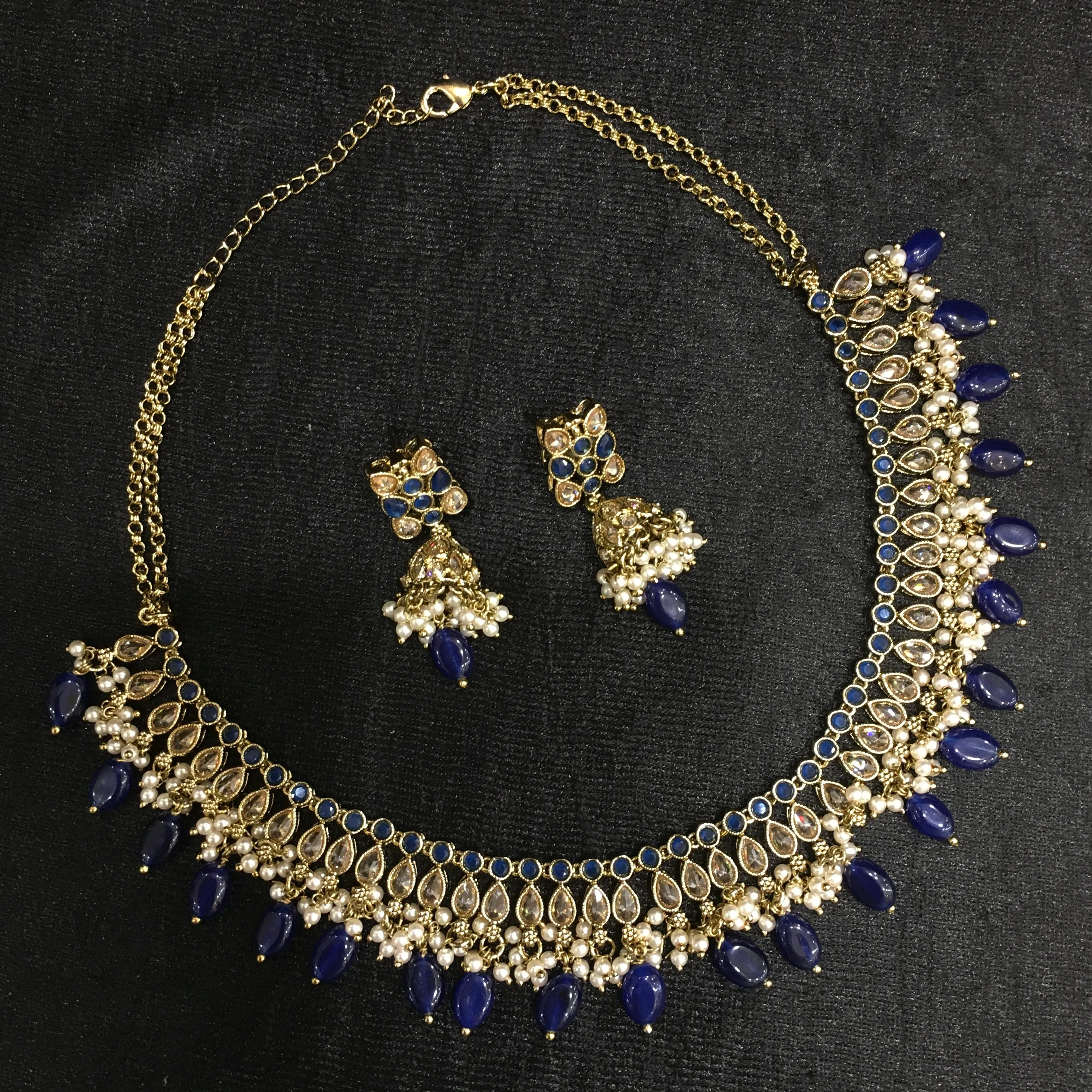 Choker Antique Necklace Set 3684-28