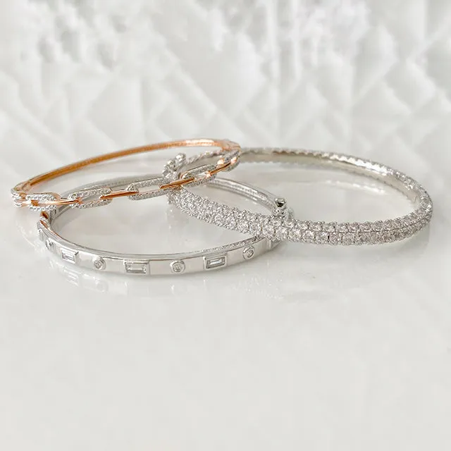Classic Clear Bangle Bracelet