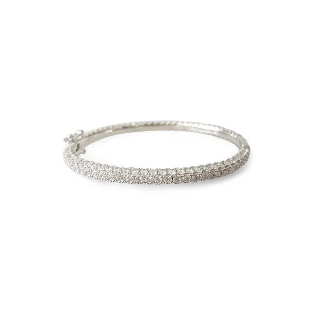 Classic Clear Bangle Bracelet
