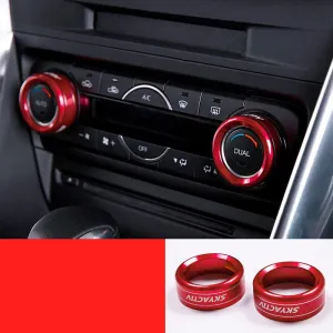 Color: AC, Size: Red - modified air conditioning knob decorative