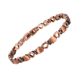 Copper Heart Magnetic Bracelet