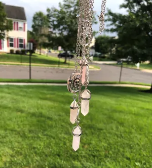 Crystal Gemstone Pendant Necklace