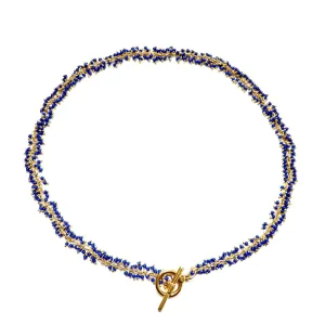 dainty lapis necklace