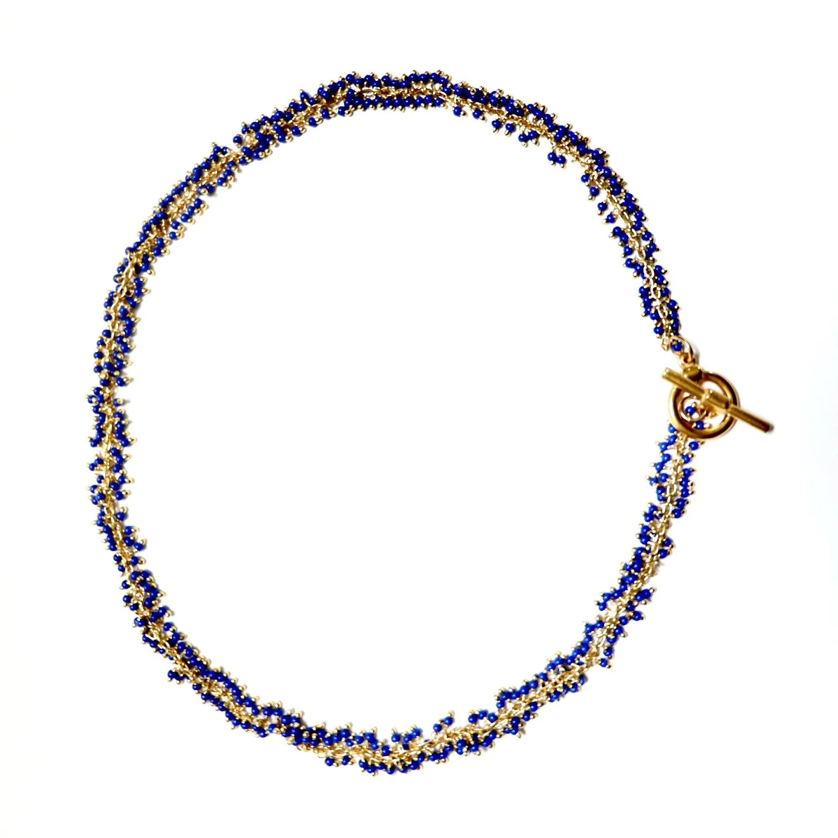 dainty lapis necklace