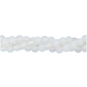 Dakota Stones Opalite 8mm Round Large Hole Bead Strand