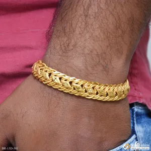 Fashionable Design Gold Plated Linked Bracelet for Men - Style D501