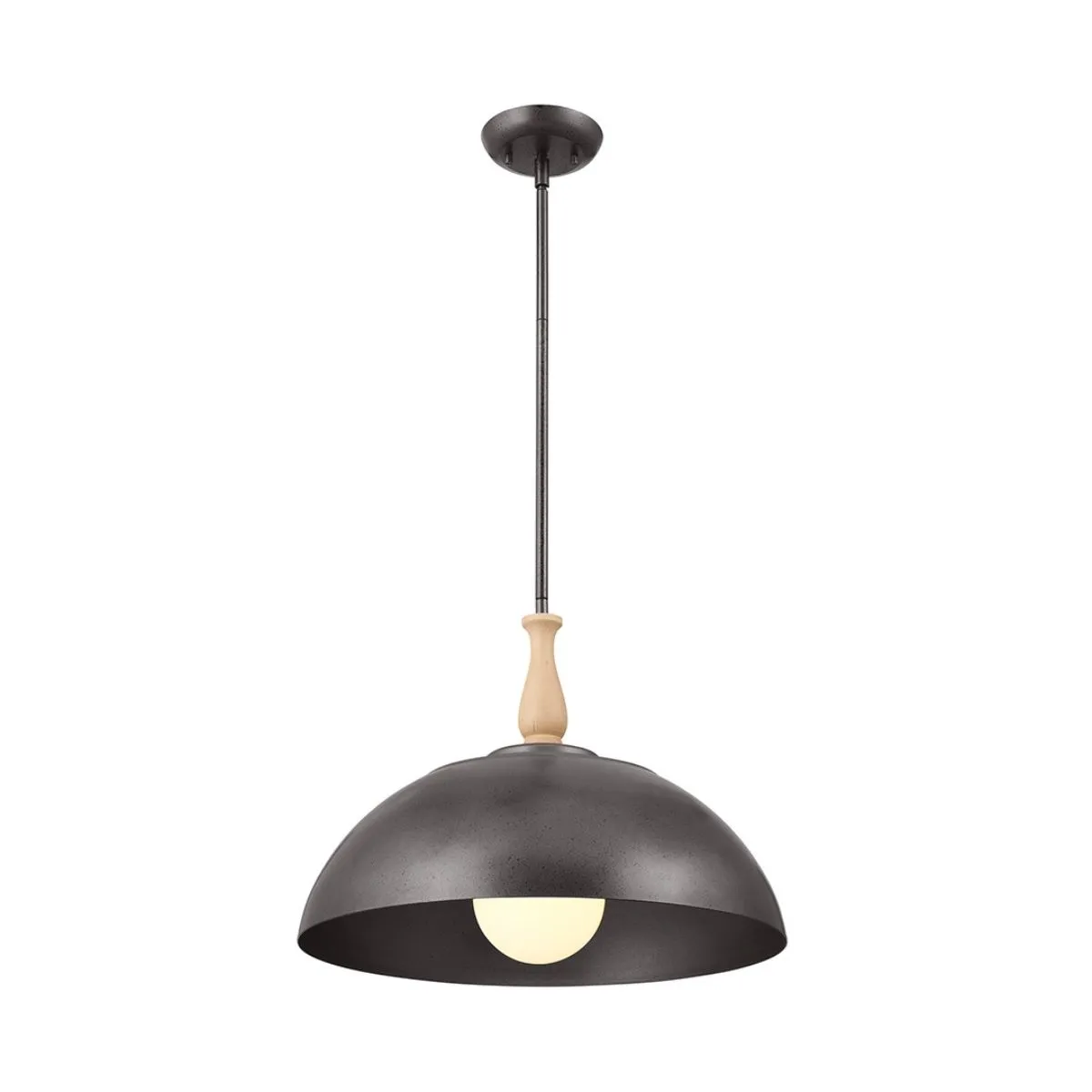 Fira 18 in. Pendant Light Anvil Iron finish