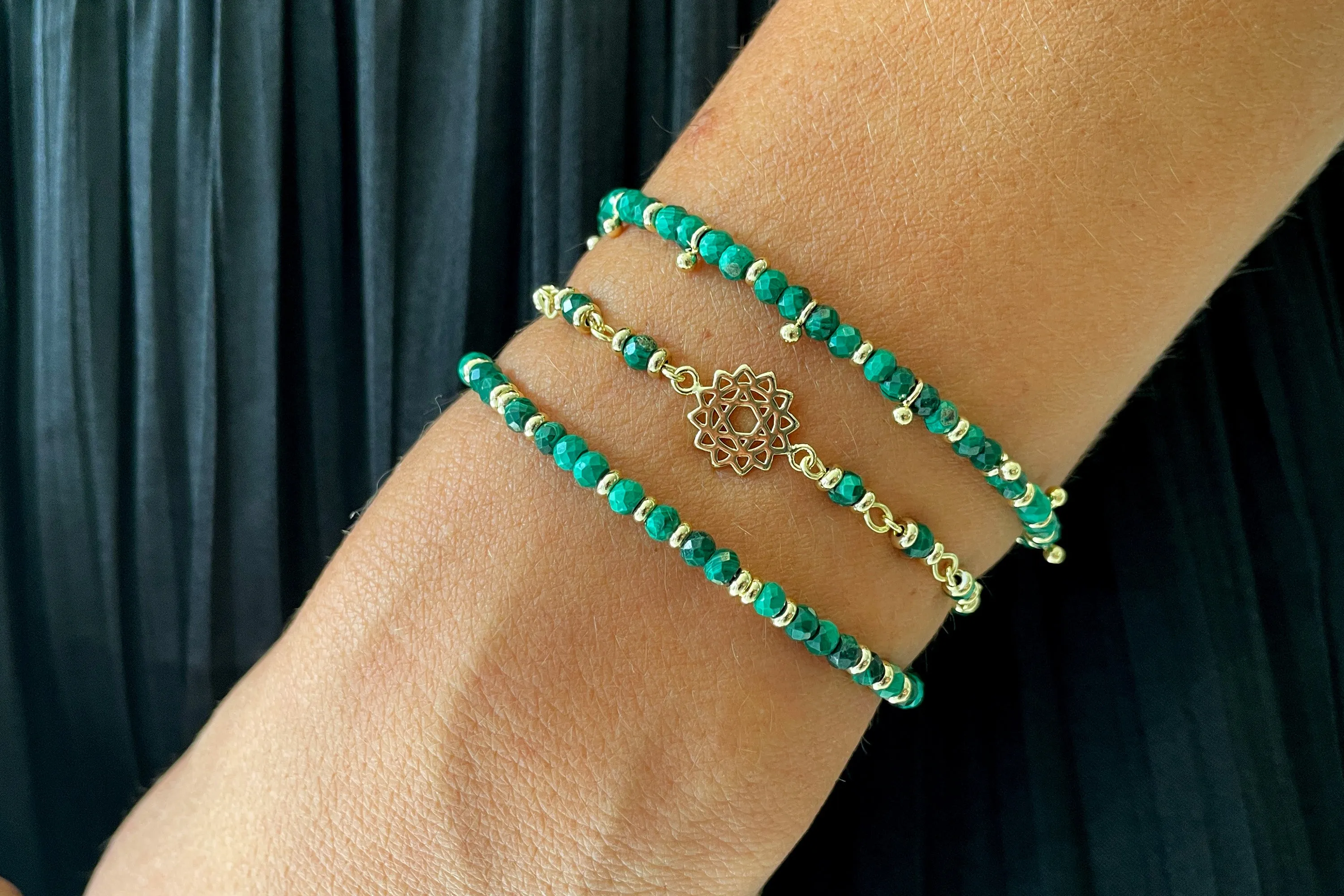 Heart Chakra Gemstone Bracelet