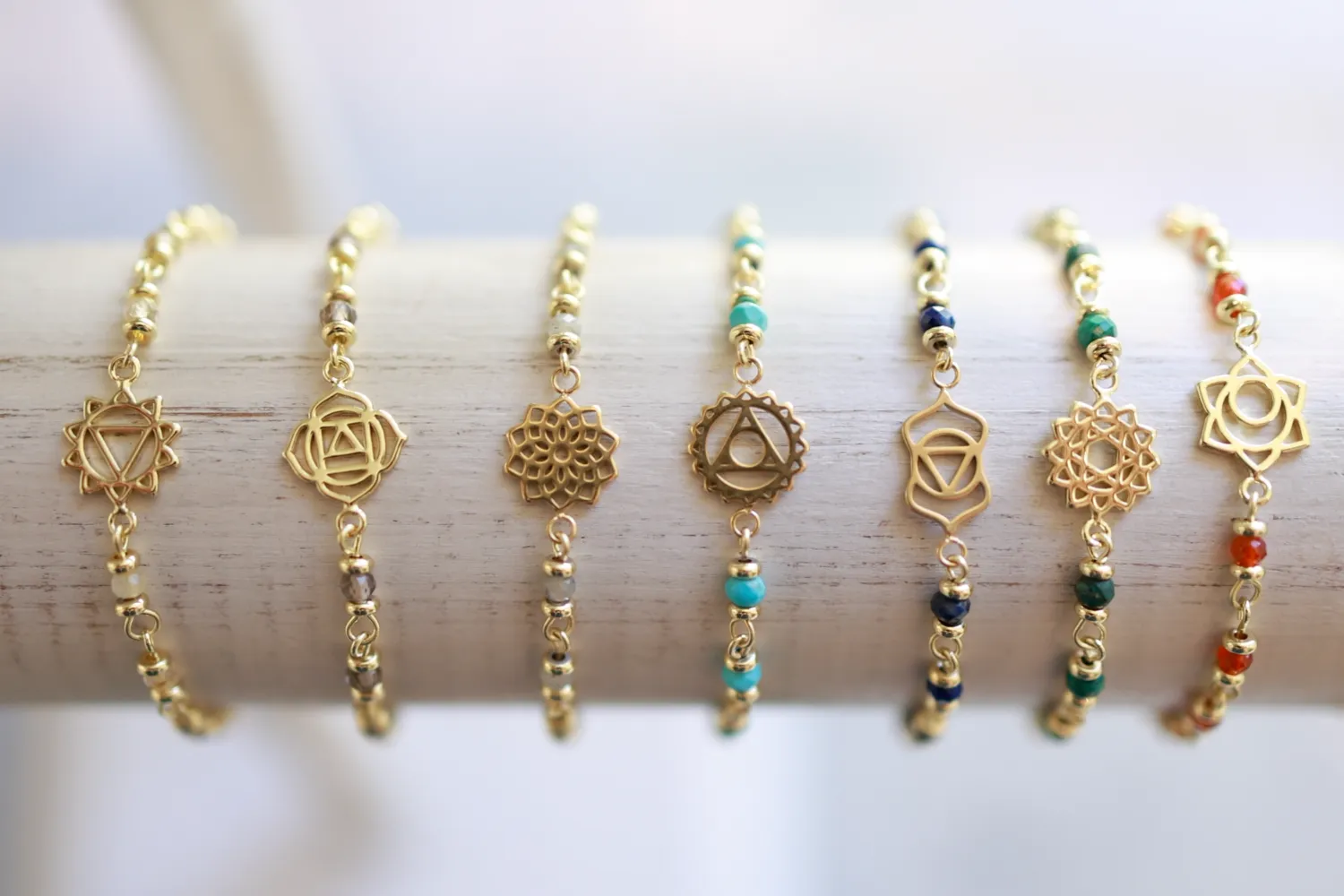 Heart Chakra Gemstone Bracelet