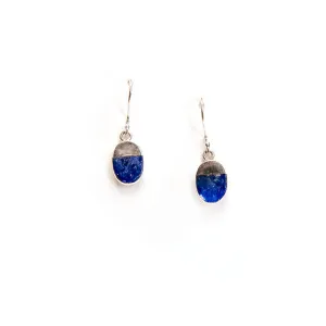 Lapis Lazuli Earrings Qucha | Artisan Jewelry Design | From the Chilean Andes