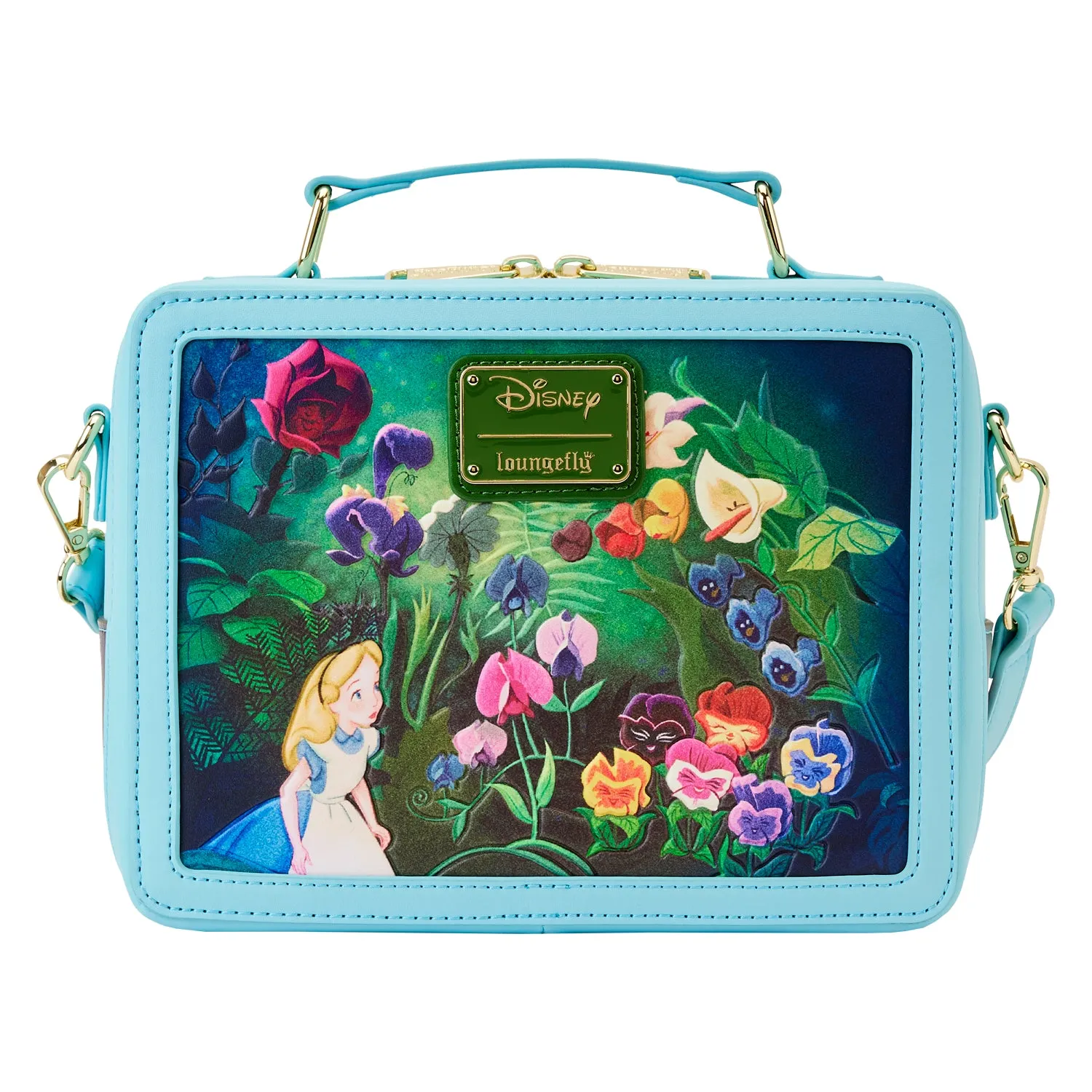 LF Disney Alice In Wonderland Classic Movie Lunch Box Crossbody Bag
