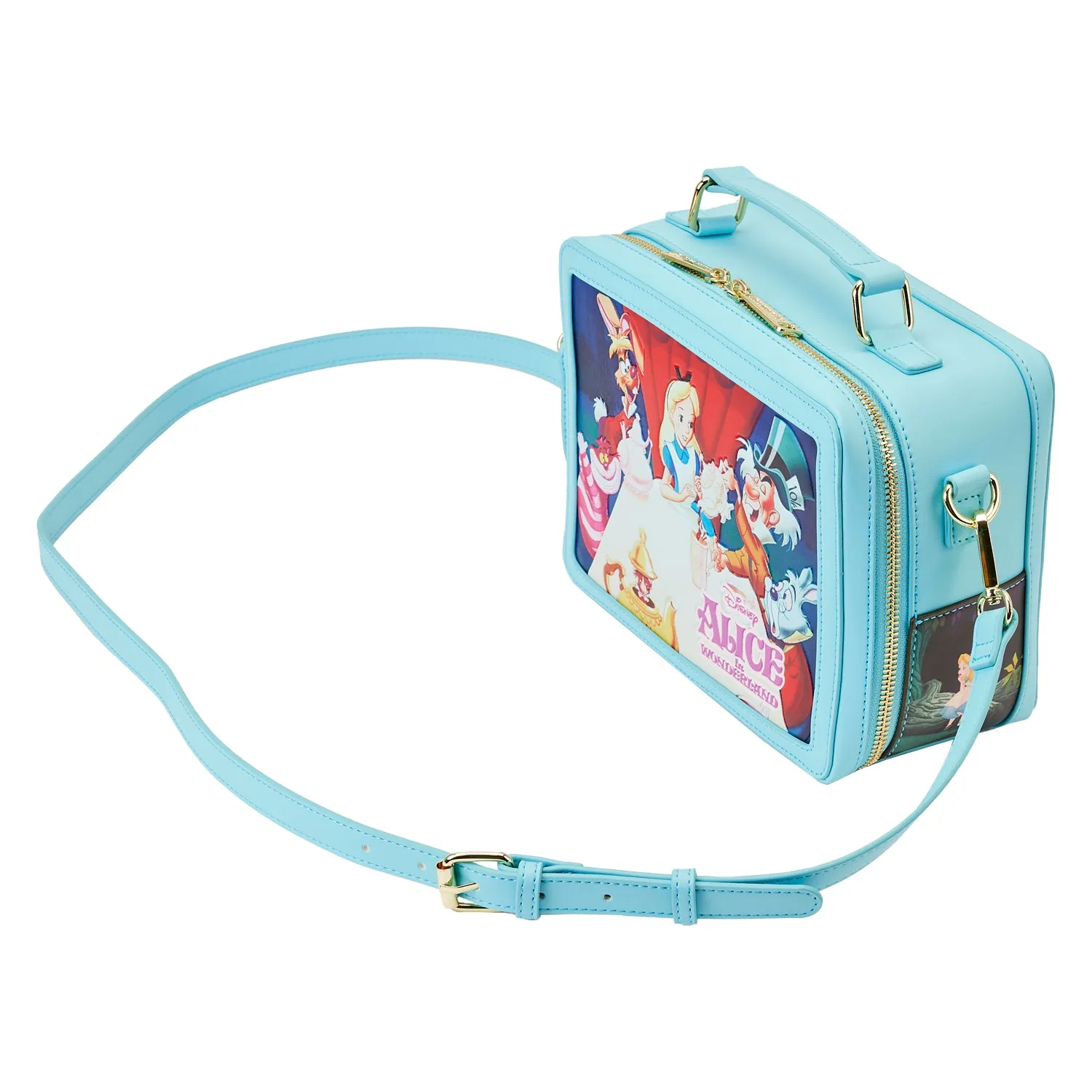 LF Disney Alice In Wonderland Classic Movie Lunch Box Crossbody Bag