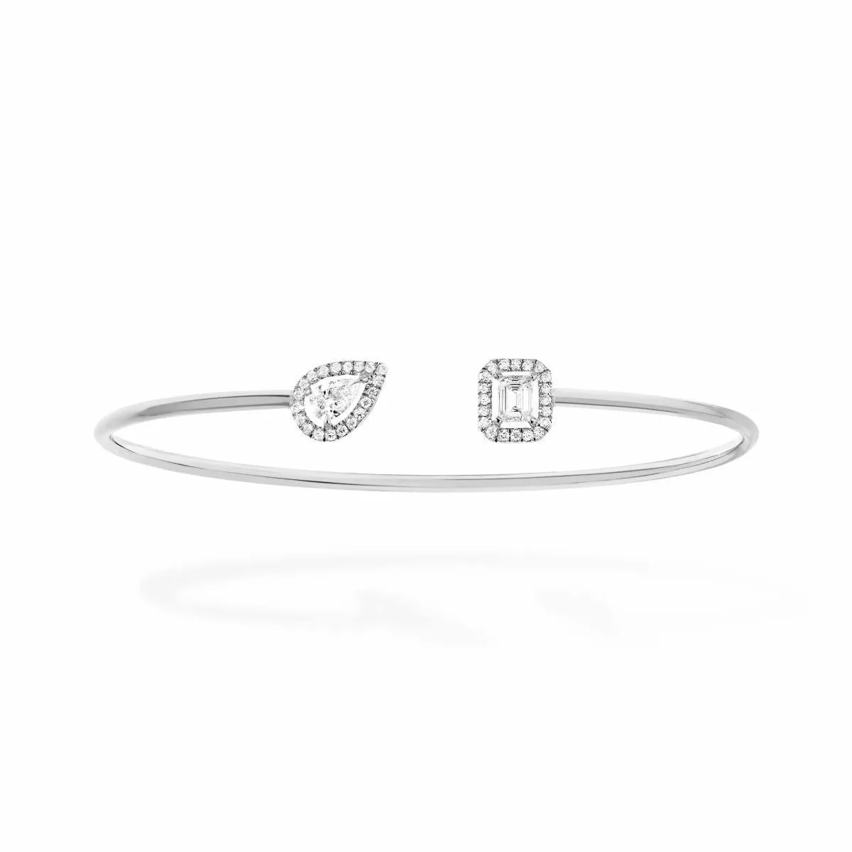 Messika My Twin Diamond Bracelet in White Gold