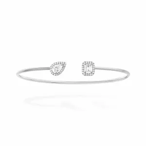 Messika My Twin Diamond Bracelet in White Gold