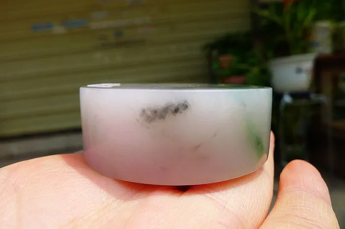 Natural Jade Rough Jadeite Raw (138g,5.3X1.9cm)