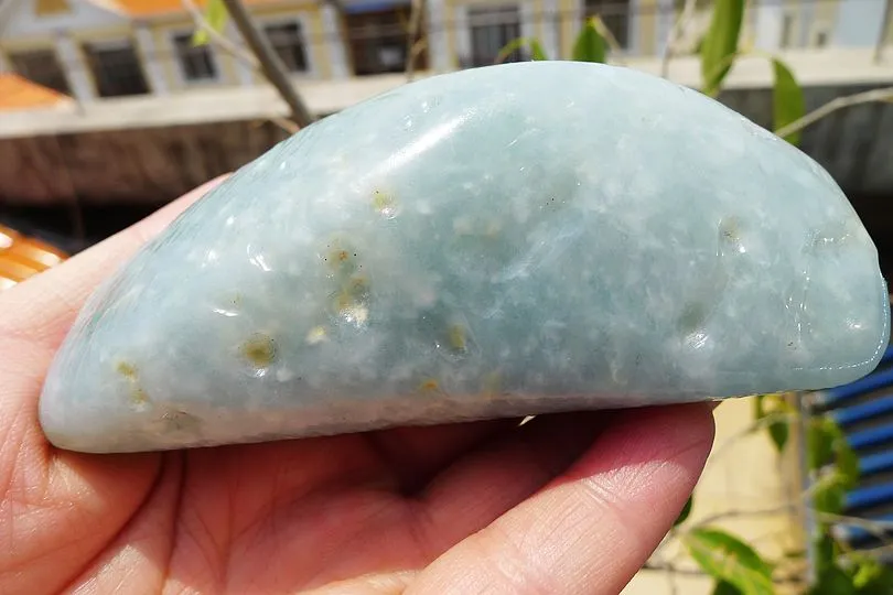 Natural Jade Rough Jadeite Raw (258g,10.7X4.5X2.6cm)
