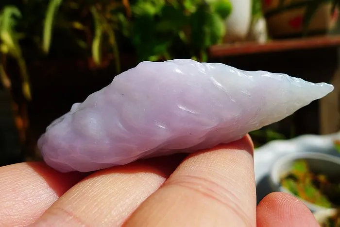 Natural Jade Rough Jadeite Raw (46g,6.9X2.5X1.8cm)
