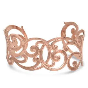 No Boundaries Rose Riligree Scroll Bracelet