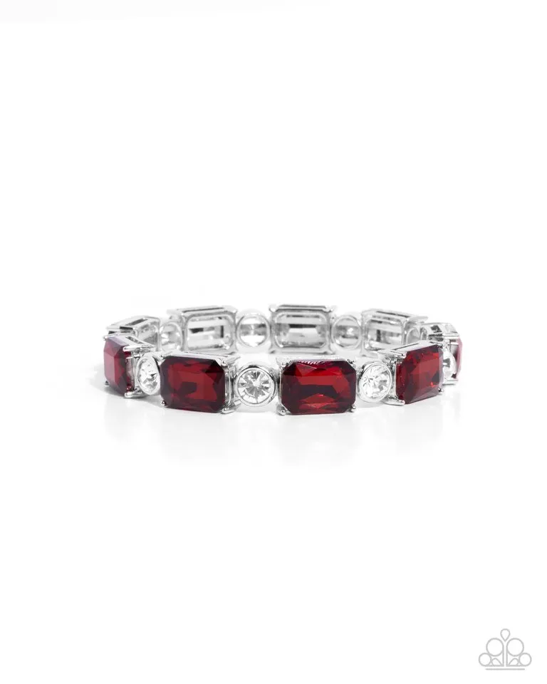 Paparazzi Bracelet ~ Tonight Only! - Red