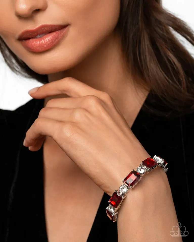Paparazzi Bracelet ~ Tonight Only! - Red