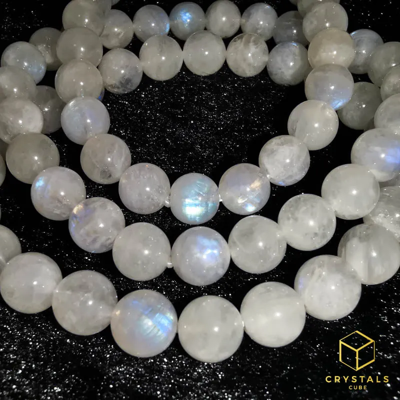 Rainbow Moonstone* Bracelet 7.5mm - 8.1mm