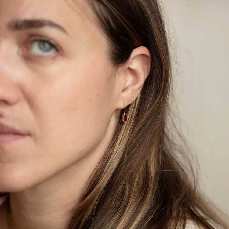 Solid Gold 2024 January Capsule Classic Baguette Earrings