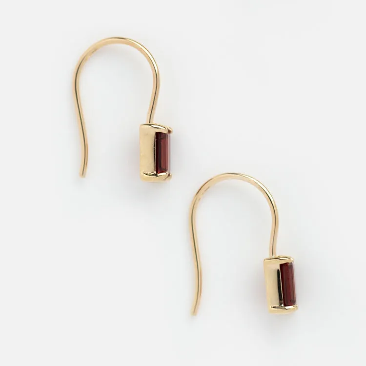 Solid Gold 2024 January Capsule Classic Baguette Earrings