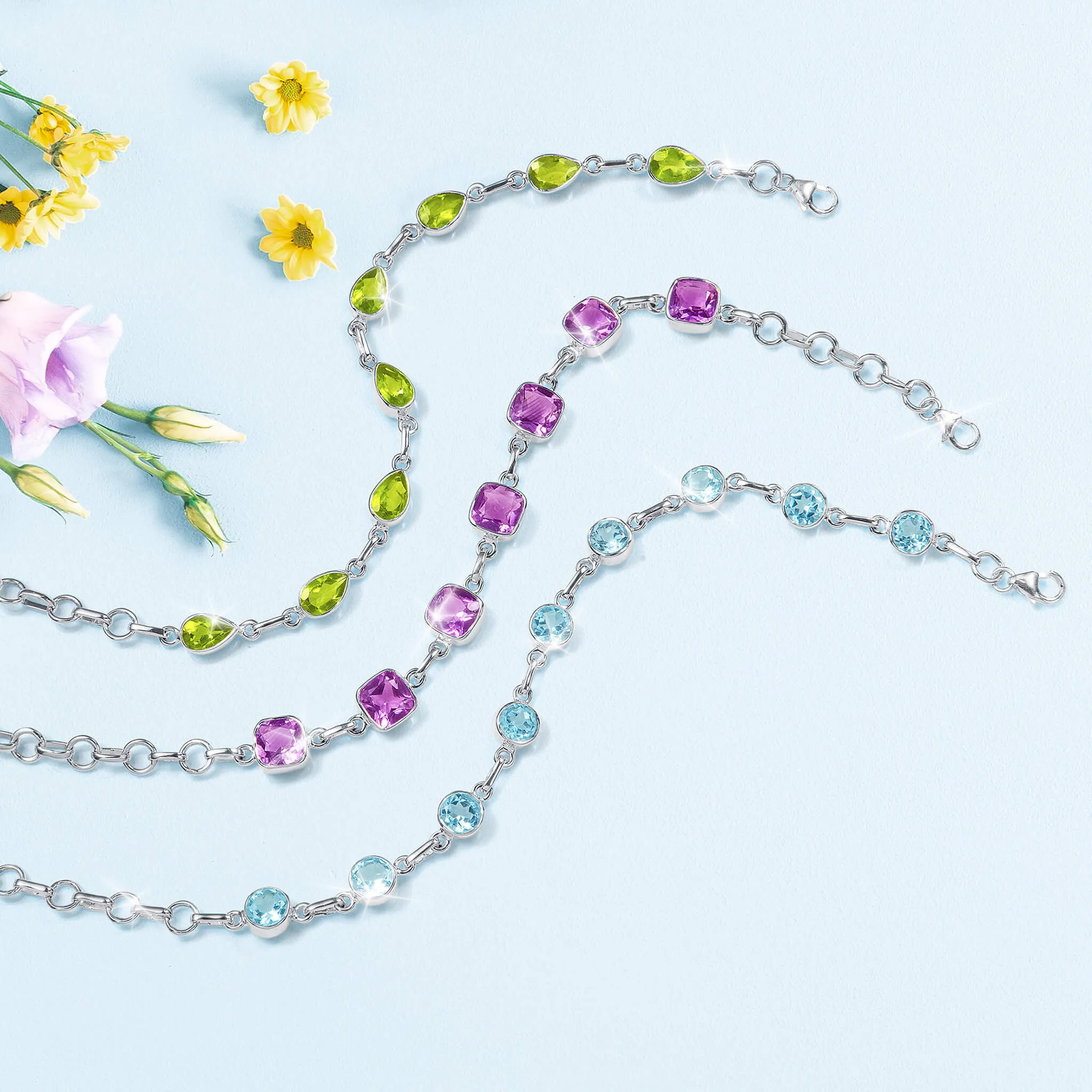 Summer Sparkle Topaz Bracelet