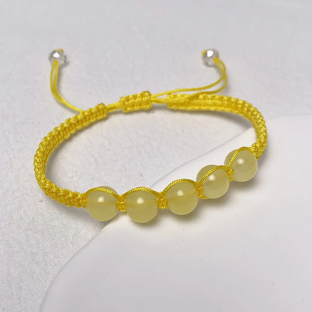 Sweet Glass Beads Corded Bracelet
