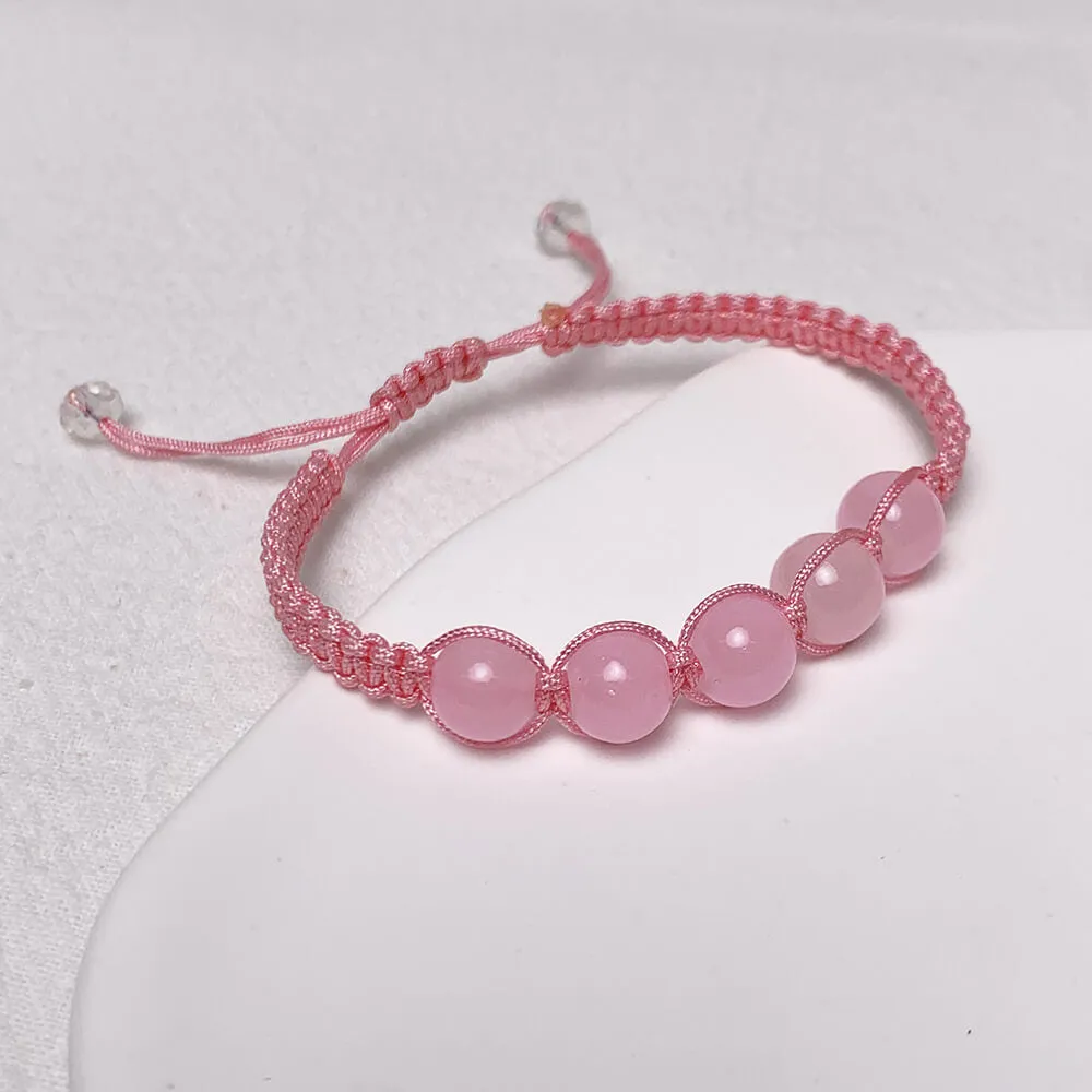 Sweet Glass Beads Corded Bracelet
