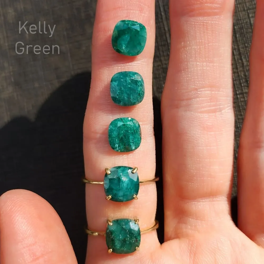 The Asher - Natural Emerald
