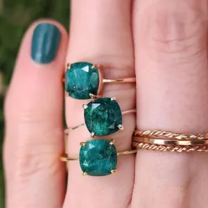 The Asher - Natural Emerald
