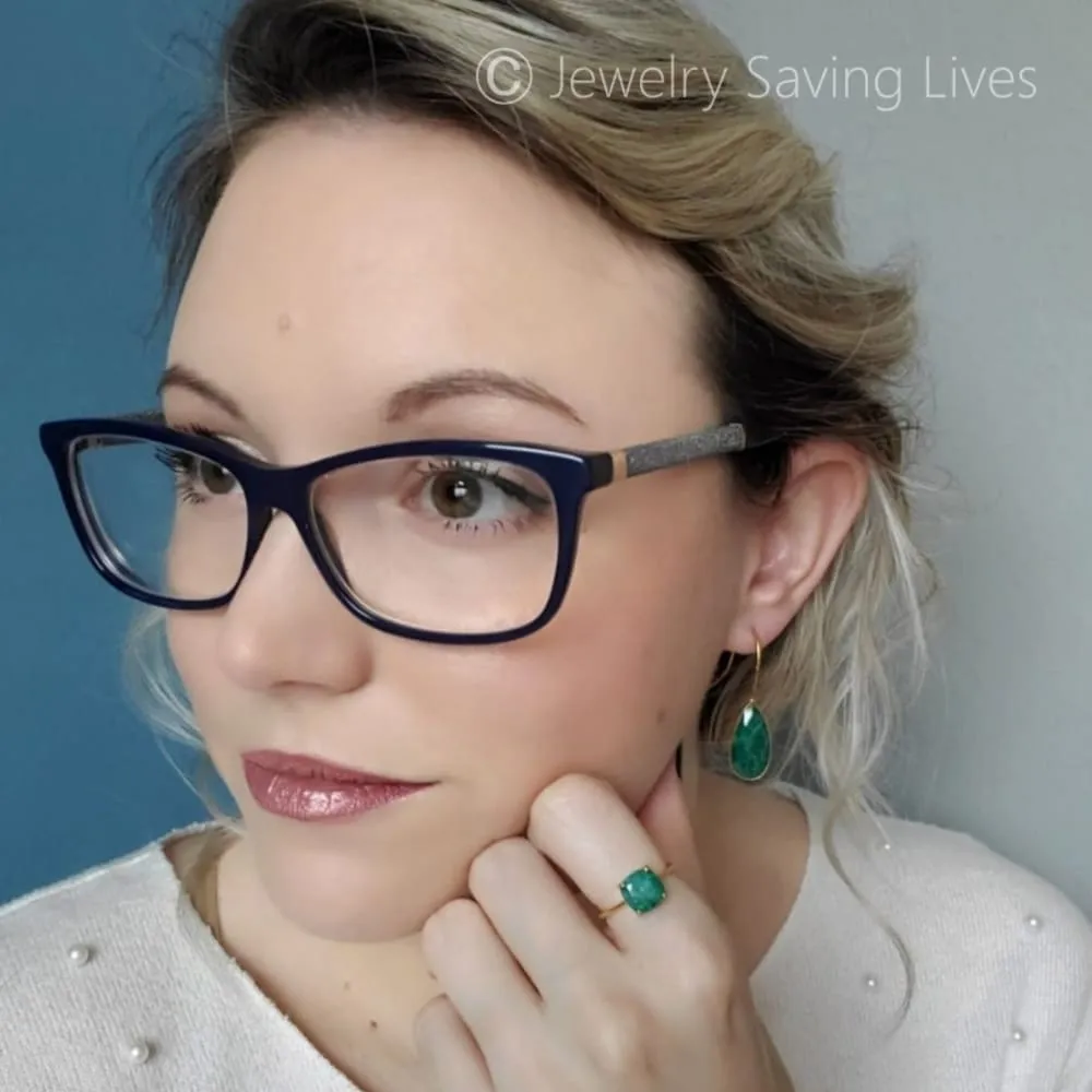 The Asher - Natural Emerald