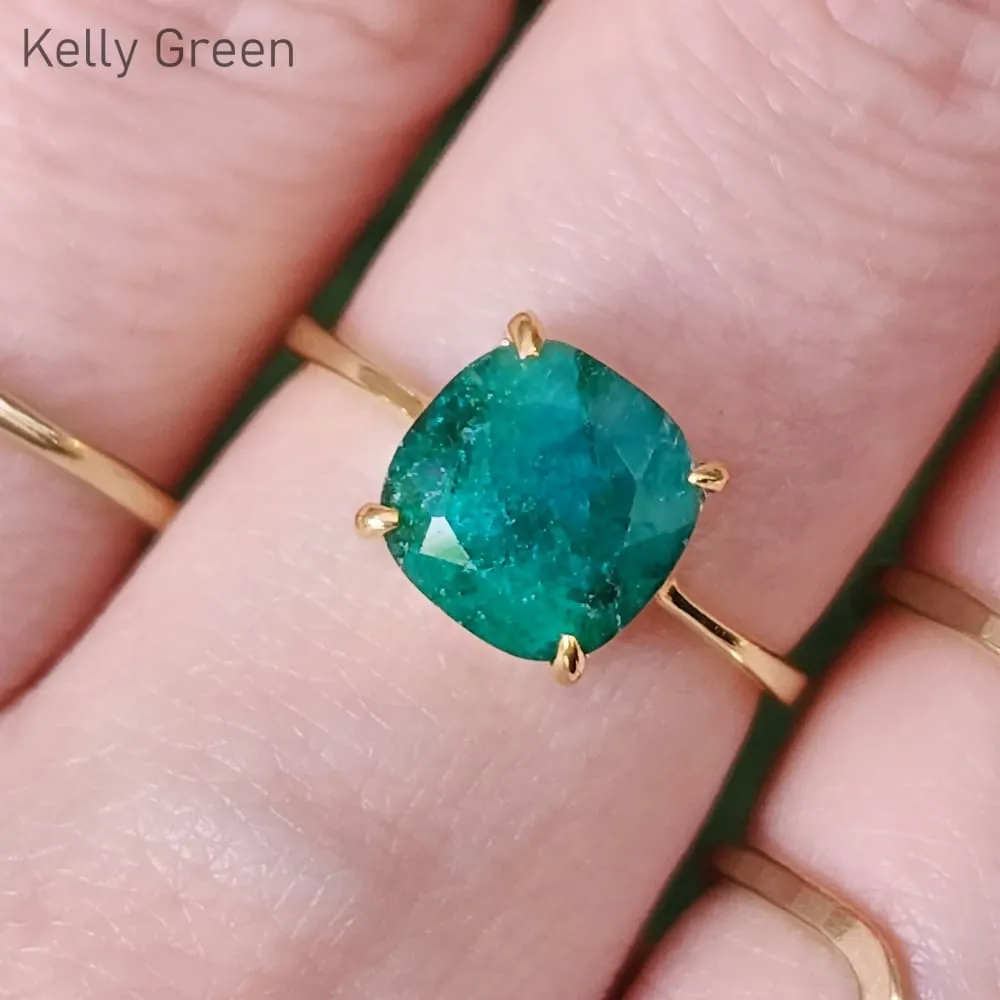 The Asher - Natural Emerald