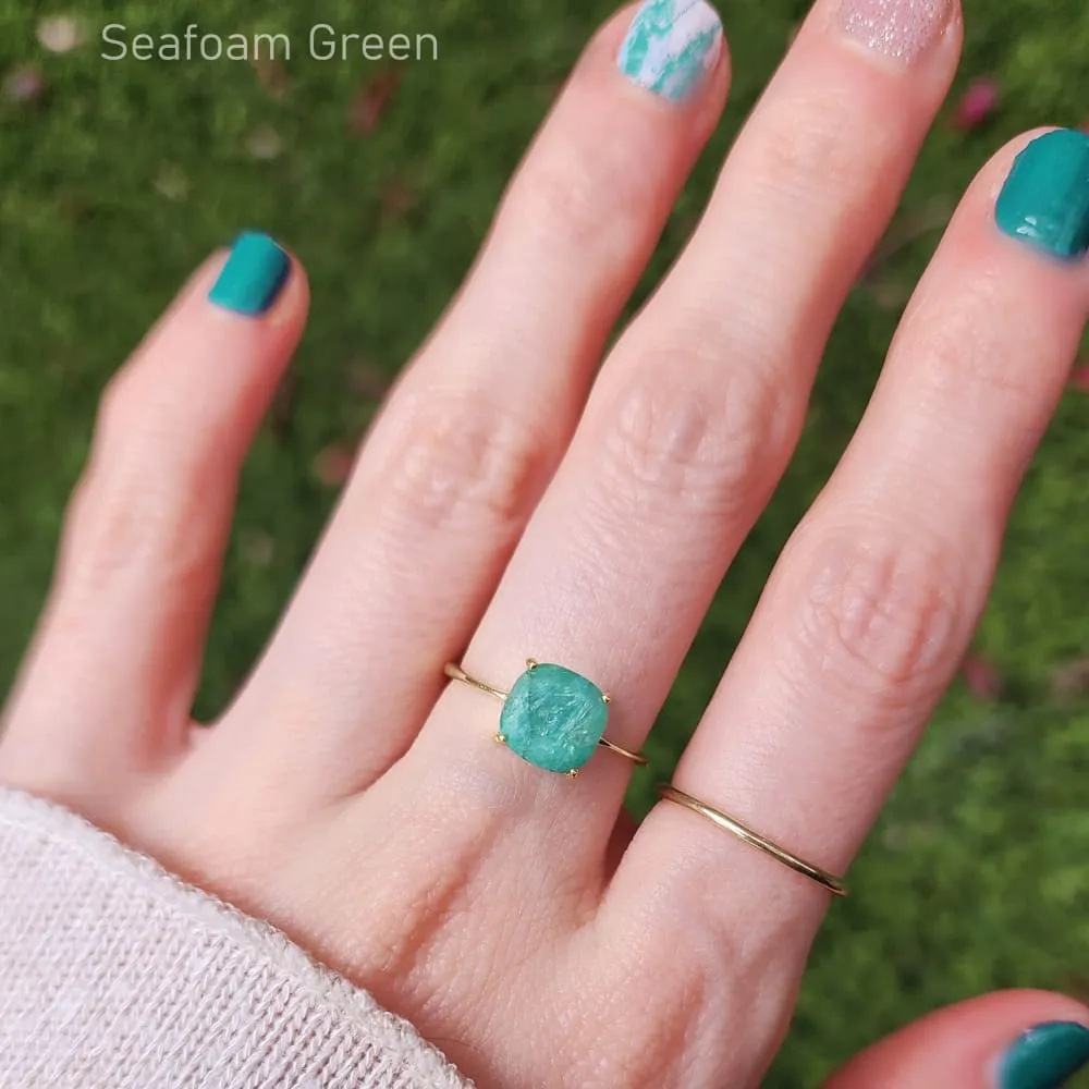 The Asher - Natural Emerald
