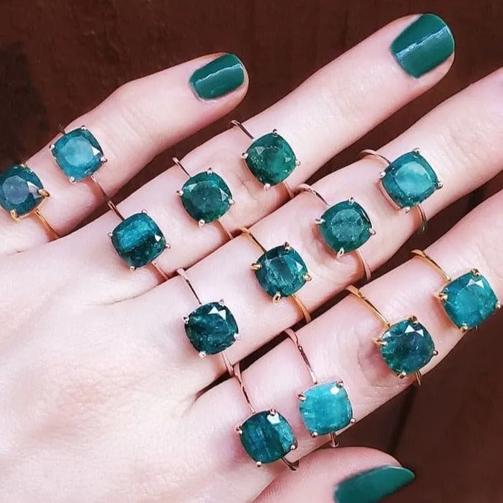 The Asher - Natural Emerald