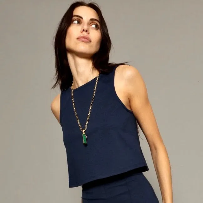 three gemstones necklace
